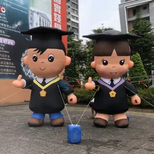 Custom Advertising Cartoon Giant Inflatables Mascot for School Graduation Ceremony