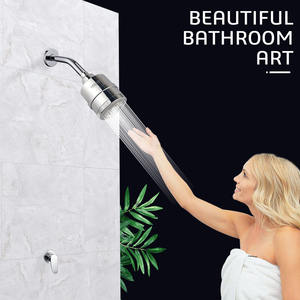 Rozin — composants de douche universels pour salle de bains, montage mural en acier inoxydable, chromé, avec bras de pluie de 16cm - Product Image 4