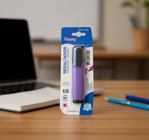 Evidenziatore Penny rosa con punta a scalpello da 1/5 mm per evidenziare testi, per uso scolastico e in ufficio - Product Image 2