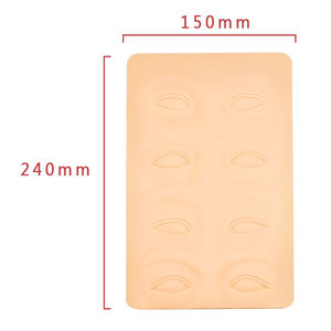 3D cara ceja tatuaje Gel de sílice ejercicio Natural labio y ojos práctica piel - Product Image 5