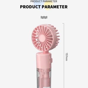 Nuevo Ventilador Portátil Mini Recargable de 800 mAh, Ventilador de Mano con Rociador, Ventilador Eléctrico Plegable Multifuncional Pequeño - Product Image 3