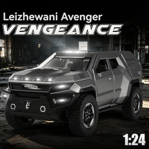 Venta al por mayor de modelos de juguete de metal fundido a presión 1:24 Rezwani Avenge Truck con función de retroceso, modelo de simulación de camión semirremolque de aleación, juguete para niños, <span class=keywords><strong>coches</strong></span> clásicos para niños. - Product Image 2