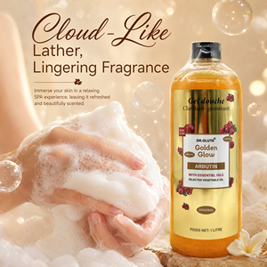 <span class=keywords><strong>Gel</strong></span> Douche Exfoliant à l'Arbutine 1L en Gros – <span class=keywords><strong>Gel</strong></span> Lavant Corporel Éclaircissant et Exfoliant aux Huiles Essentielles pour Peaux Sèches, Grasses et à Problèmes - Product Image 3