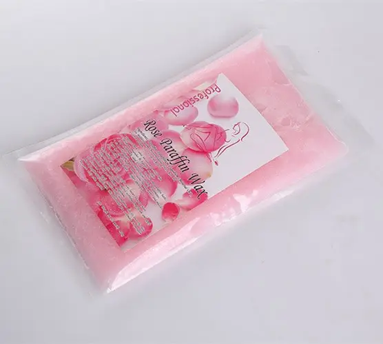 로즈 복숭아 라벤더 풍미 파라핀 왁스 도매 완전히 정제 된 아름다움 파라핀 왁스 가방 재스민 나무 OEM 차