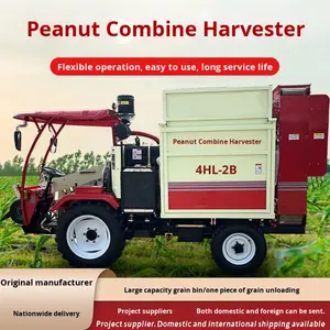 ピーナッツコンバインハーベスター4HL全自動大型ホイール高効率収穫ピーナッツピッカー一体型1年保証 - Product Image 2