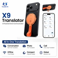 Traducteur de langues portable X9 Ai Mini, 146 langues, traduction vocale, photo, OCR, en ligne et hors ligne, application transfrontalière, appareil de voyage d'affaires, TFT