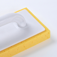 Truelle de plâtrage en mousse éponge jaune 280x140x30mm avec manche en plastique ABS, très vendue au Moyen-Orient, en Europe et en Amérique