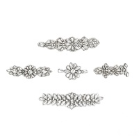 Nouveau bricolage à la main diamant perlé Patch dans un Style élégant Flatback strass Appliques pour bijoux rideaux pull emballage