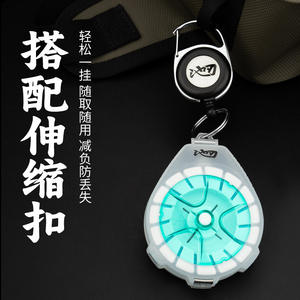 กล่องเก็บสายตกปลาชิเบลดกล่องเก็บสายคาร์บอนแบบพกพาพร้อมหัวเข็มขัดแบบยืดหดได้สำหรับการใช้งานอเนกประสงค์ - Product Image 1