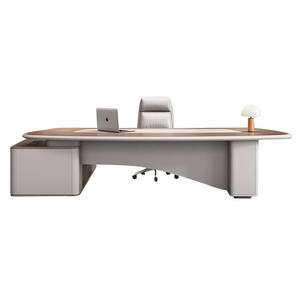 Bureau de direction moderne en forme de L de haute technologie avec bureaux de direction en bois - Product Image 2