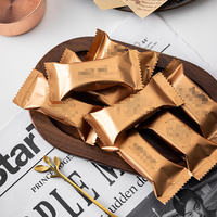 Sacs en aluminium avec impression numérique de champignon écrou en plastique PE avec thermoscellage sur 3 côtés pour la sécurité alimentaire des barres de chocolat et des bonbons