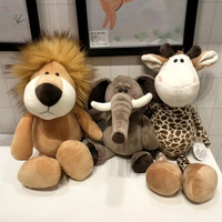 Jouets en peluche personnalisés en forme de singe, dinosaure, chien, en coton PP doux, mignons, pour enfants, en vrac, mini figurines d'animaux en peluche pour bébés