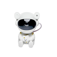 Projecteur LED ABS moderne HD 360° avec télécommande, effets d'étoiles multiples, veilleuse pour chambre à coucher