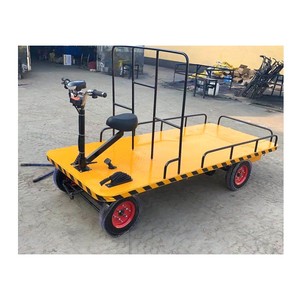 Small Flatbed Truck for Factory <b>Transport</b> Factory Electric <b>Transport</b> Flatbed Equipment With Battery - Product Image 4