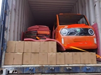 Mini-pickup électrique personnalisé haut de gamme, 4 roues, 2 places, avec caisse de chargement 1620x1100, moteur 50 kW, autonomie 100 km