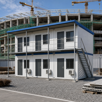Bâtiment de bureau modulaire préfabriqué en acier de 20 pieds à assemblage rapide pour chantier