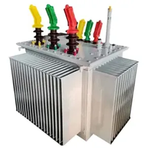 3 fazlı yağ daldırılmış sıvı trafo çift voltaj adım aşağı güç dağılımı 1600KVA trafo