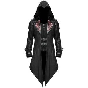 Veste rétro médiévale pour homme HP Halloween, nouveau style, motif européen et américain, crâne de personnage, unisexe, décontractée, design héros zombie - Product Image 2