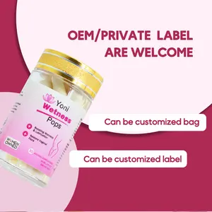 Großhandel OEM weiße Yoni Pop Pillen für Nässe Frauen aktive Probiotika Pulver weibliche organische Reinigungs kapseln