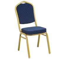 Chaises de banquet empilables en métal avec rembourrage en tissu, design moderne, pour événements intérieurs/extérieurs, location pour hôtels