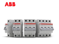 Disjoncteur miniature ABB SJ202-C16 1 pôle 16A 230/400VAC Type C 6kA Capacité de coupure en cas de court-circuit
