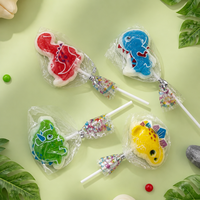 Sucettes dures sur le thème des dinosaures OEM ODM, modélisation réaliste de dinosaures, emballage personnalisé, vente en gros pour les distributeurs de bonbons