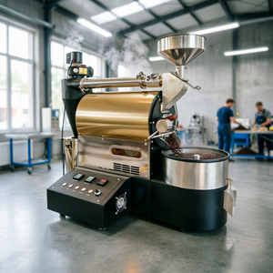 Torréfacteur à café économique 1kg 2kg 3kg 5kg, <span class=keywords><strong>gaz</strong></span> et électrique, pour café en grains entiers décaféiné torréfaction moyenne, idéal pour les cafés en démarrage - Product Image 2