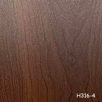 Film décoratif PVC PET de fabrication chinoise, film de revêtement sous vide pour meubles à grain de bois et couleur unie, feuille d'aluminium