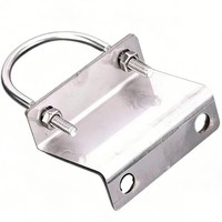Collier de fixation en U pour tuyau, en acier inoxydable antirouille, pour la construction de pipelines de gaz, support de tuyau en U pré-assemblé