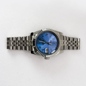 <span class=keywords><strong>Orologio</strong></span> Meccanico Automatico di Alta Gamma in Acciaio Inossidabile Blu con Movimento NH35, Impermeabile, con Vetro Zaffiro - Product Image 6