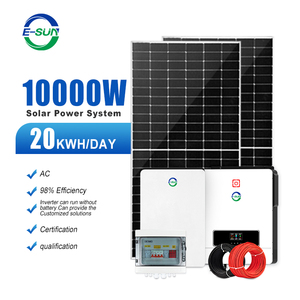 Système de panneaux solaires Esun 5 kW 10 kW pour la production d'énergie solaire quotidienne à domicile, complet avec batterie incluse - Product Image 3