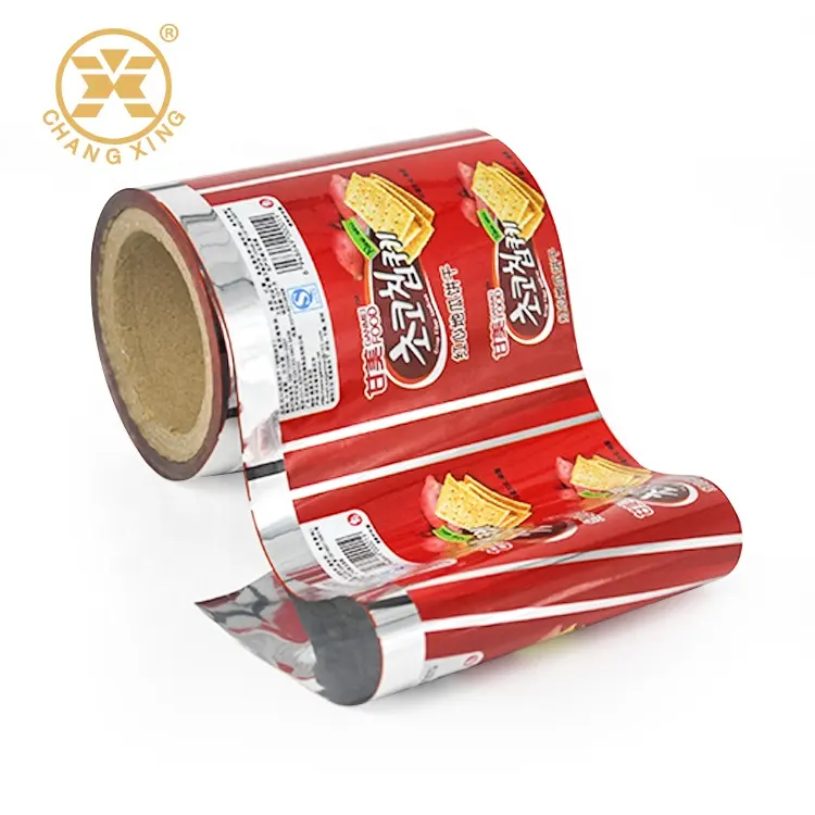 Tùy Chỉnh In Trung Quốc Thực Hiện Cấp Thực Phẩm Cookie Bao Bì Wrapper On Roll Stock Biscuit Bao Bì Phim