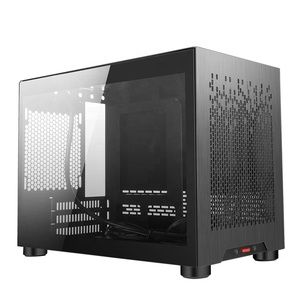 JNP Fábrica Água Cooler Sistema PC Gaming Caso <span class=keywords><strong>Mini</strong></span>-<span class=keywords><strong>ITX</strong></span> Gamer Gabinete Fãs Fornecimento de Alimentação Casos Computador Ventilador - Product Image 2