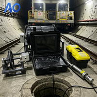 Système d'inspection de forages robuste avec stockage 128 Go, système de treuil puissant, certifié ISO9001 pour l'inspection de tuyaux, fabrication originale