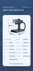 Machine de marquage laser à fibre portable M1 intelligente de bureau, nouvelle génération, haute précision pour acrylique et métal, compatible DXF/AI/DST H, fournie directement par l'usine - Product Image 3