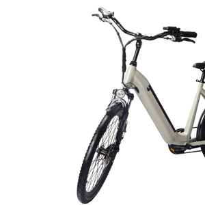 Vélo hybride urbain pour femme, modèle Step-Through, avec batterie au lithium, cadre en aluminium, moteur brushless 36V250W, Doplin Manufac - Product Image 2