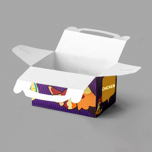 Scatola per Snack e Pollo Fritto Personalizzata all'Ingrosso per Alimenti, Confezione da Asporto per Fast <span class=keywords><strong>Food</strong></span>, Scatola Pranzo Stile <span class=keywords><strong>Happy</strong></span> Meal per Consegna - Product Image 3