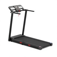 Caminadora Eléctrica Plegable para Gimnasio, Motor de 1.5hp, Inclinación Ajustable para Caminar y Correr