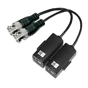 HD Truyền Analog Video Balun Cctv Rj45 Balun Video 3 Trong 1 Isecure Balun Thụ Động Utp Cho Cctv Hd Máy Ảnh