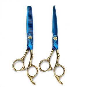 Professional Hairdressing Scissors Set Flat Shears Thinning Scissors Stainless Steel Long Handle Hair Stylist Tools - Product Image 1