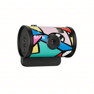 Mini appareil <span class=keywords><strong>photo</strong></span> vintage pour enfants, écran IPS 1,47 pouces HD 1080P, rechargeable par Type-C, format porte-clés, vente en gros - Product Image 1