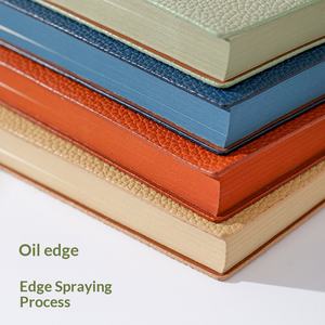 สมุดโน้ตปกหนังเทียมลายเรียบง่ายขนาด A5 สำหรับ<span class=keywords><strong>นัก</strong></span>เรียนสอบเข้ามหาวิทยาลัยและการเรียนรู้ ขายส่ง - Product Image 4