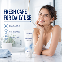 Dentifrice Bright Smile 100g – Soin buccal quotidien, haleine fraîche, sensation de propreté, texture douce, soin des taches, menthe douce