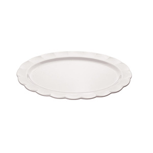 <span class=keywords><strong>Plateau</strong></span> alimentaire en plastique, <span class=keywords><strong>grand</strong></span> <span class=keywords><strong>plateau</strong></span> de service, 20 pouces, <span class=keywords><strong>plateau</strong></span> de charge ovale en <span class=keywords><strong>mélamine</strong></span> blanche - Product Image 4