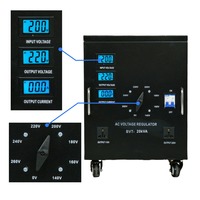 Régulateur de tension automatique en cuivre 10 kVA, transformateur élévateur et abaisseur de tension CA, sortie 110 V-260 V, 7 vitesses
