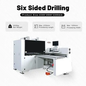 ZICAR 2023 new product update 5 sided 6 sided cnc drilling machine One-piece solid machine body with longer-term accuracy