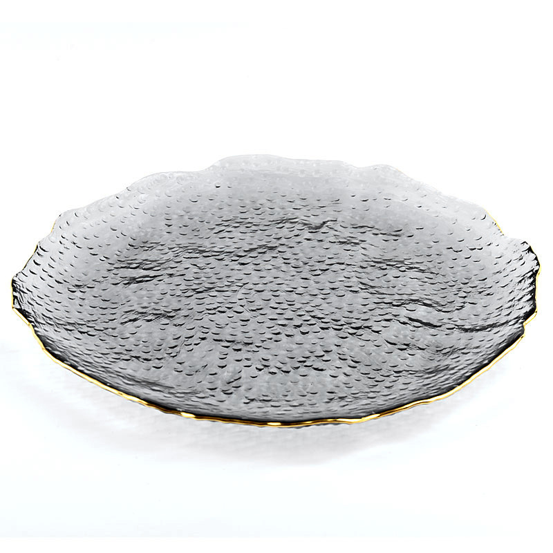 Gray with gold edge L size