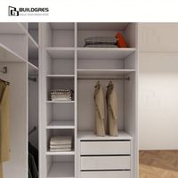 Armoire personnalisée Buildgres avec coiffeuse, intégrée pour chambre à coucher Armoire peu encombrante