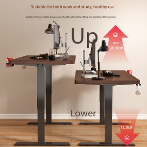 <span class=keywords><strong>โต๊ะ</strong></span>ทำงานปรับระดับความสูงด้วยไฟฟ้า พร้อมหน้าจอดิจิตอล 3 ระดับความจำ <span class=keywords><strong>โต๊ะ</strong></span>ทำงานตามหลักสรีรศาสตร์ทันสมัยสำหรับโฮมออฟฟิศ - Product Image 3
