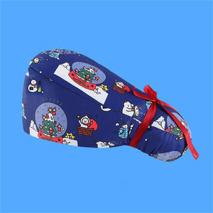 Banda para el sudor unisex Scrub Caps Bouffant Tie Back Hat Banda para el sudor multicolor unisex para salón de belleza Uso diario para salón de belleza - Product Image 4